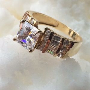 Diamonique ring size 6.5